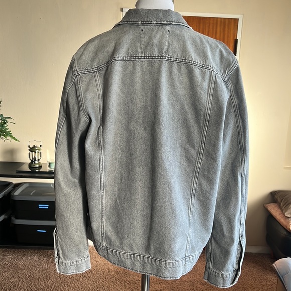 Like New G-Star Slim Fit Grey Denim Jacket Large - Picture 4 of 7